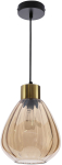Valgusti lagi Candellux Lighting Monte 31-56054, E27, 1 x 40 W, merevaigu-kollane v. / must v.