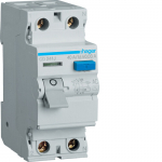Rikkevoolukaitse Hager, 2P, 25 A, 230 V, 30 mA