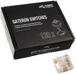 Klaviatuuri kate Glorious PC Gaming Race Clear Switches, 0.250 kg, valge v.