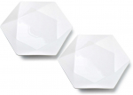 Taldrik serveerimine Mondex Ralph, 32.5 cm x 28.5 cm x 3 cm, valge