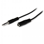 Pikendusjuhe StarTech MU2MMFS 3.5 mm male, 3.5 mm female, 2 m, must v.