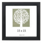 Fotoraam Pino 1200898, 15 cm x 15 cm, must