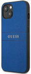 Telefoni &uuml;mbris Guess Saffiano Strap Apple iPhone 13 Mini, sinine v., Apple