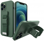 Telefoni &uuml;mbris Hurtel Rope, Samsung Galaxy A22 5G, tumeroheline v.