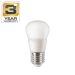 Lambipirn Standart LED (ei ole vahetatav), P45, 2700 &deg;K, E27, 6 W, 620 lm
