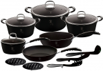 Poti ja panni komplekt, koos tarvikutega Berlinger Haus Black Professional Line BH-6129