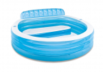 Bassein, t&auml;ispuhutav Intex Aqua 57190, sinine v. 216 cm x 224 cm x 76 cm