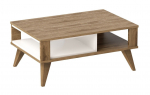 Kohvilaud Kalune Design Ionis, pruun v./valge v., 90 cm x 60 cm x 40 cm