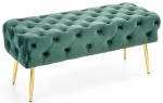 Tumba Athena, kuldne v./roheline v., 100 cm x 45 cm x 40 cm