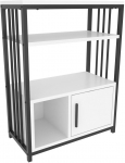 P&otilde;randariiul Kalune Design Letos 875ZNA4533, valge v./must v., 80 cm x 60 cm x 29.6 cm