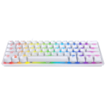 Juhtmega m&auml;nguklaviatuur Razer Huntsman Mini Huntsman Mini Mercury Razer Analog Optical, DE, valge v.