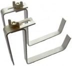 Hoidik Greenmill Balcony Box Holder, metall, valge v., 2 tk