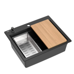 K&ouml;&ouml;givalamu Quadron Kurt 110, graniit, 59 cm x 50 cm x 21.5 cm, must v.