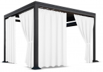 Paviljoni kardin, 155 cm x 200 cm, valge v.