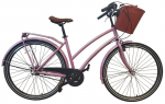 Jalgratas linna- Bisan Serenity, 28 ", 19" raam, h&otilde;be v./roosa v., korviga
