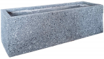 Lillepott Besk, klaaskiud, 65 cm x 18 cm, hall v.