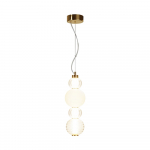 Valgusti rippuv Maytoni Collar P069PL-L17G3K, LED, 3000 &deg;K, 1 x 17 W, kuldne v., 15 x 15 cm