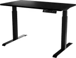 Arvutilaud reguleeritava k&otilde;rgusega Cama Meble Moon, 121 cm x 67 cm, 72 - 120 cm, must v.
