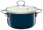 Pott Emalia Olkusz Plus, 20 cm, 2.6 l, sinine v.