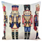 Dekoratiivpadjap&uuml;&uuml;r Nutcracker JCLA-12, mitmev&auml;rviline, 40 cm x 40 cm