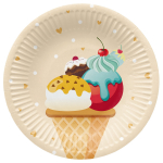 &Uuml;hekordne taldrik PAW Ice Cream, &Oslash; 18 cm, 8 tk