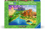 Pusle Ravensburger Minecraft World, 80 cm x 60 cm, 100 tk