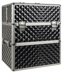 Kosmeetikakohver Soulima XL mx-16989, must v., 35 x 24.5 x 42.5 cm