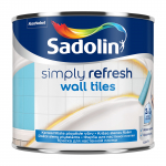 V&auml;rv, seinale/ Sadolin Simply Refresh, poolmatt, 0.5 l, valge v.