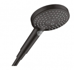 Du&scaron;ipihusti Hansgrohe Raindance Select S, must, 12.5 cm