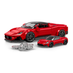 M&auml;nguauto Mattel Hot Wheels Brick Shop Maserati JFR90, punane v.