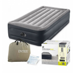 T&auml;ispuhutav madrats pumbaga Intex Dura-Beam Deluxe, sinine v./hall v., 191 cm x 99 cm x 42 cm