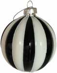 J&otilde;ulupuu ehe Christmas Touch EBW440217, valge v./must v., 8 cm, klaas
