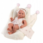 Nukk - imik koos tarvikutega Llorens Nica 73814, 40 cm, valge v.