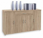 Kummut Lilly, sonoma tamm v., 70 cm x 30 cm x 118 cm