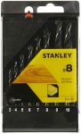 Puidu puurikomplekt Stanley STA56006, puit/laminaat, silindriline, 3 mm x 13.3 cm