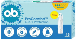 H&uuml;gieenilised tampoonid O.B. ProComfort 4in1, Normal, 16 tk