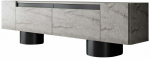 TV-kapp Kalune Design Bohem, must v./travertine v., 30 cm x 180 cm x 50 cm