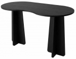 Kirjutuslaud Kalune Design Infini, 60 cm x 120 cm, 75 cm, must v.