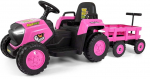 Laste elektriline traktor Milly Mally Crazy Roll, roosa v.
