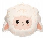 Fooliumist &otilde;hupall erikujuga GoDan Sheep, valge v./roosa v.