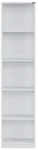 Raamaturiiul Kalune Design Ktp-325-Bb-1, valge v., 182 cm x 43 cm x 26 cm