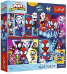 Pusle 4in1 Trefl Spider Day, 28 cm x 20 cm, 352 tk