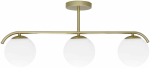 Valgusti lagi Candellux Lighting Amadeo 33-35424, E14, 3 x 40 W, valge v. / messing v.