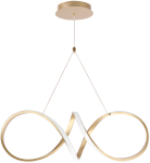 Valgusti lagi Candellux Lighting Spark 31-54081, LED, 3000 - 6000 &deg;K, 1 x 32 W, valge v. / kuldne v.