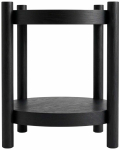 Kohvilaud Akord Furniture Factory Terra, must v., 44.5 cm x 44.5 cm x 48 cm