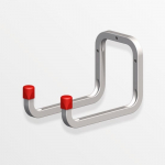 Konks Prof, 25 cm x 9.8 cm, teras, tsink/punane