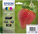 Tindiprinteri kassett Epson 29, sinine v./must v./kollane v.