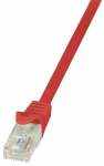 Juhe Logilink CAT 6 U/UTP RJ-45 8P8C, RJ-45 8P8C, 1 m, punane v.