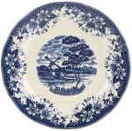 Taldrik prae Claytan Windmill, &Oslash; 20.7 cm, sinine/beež