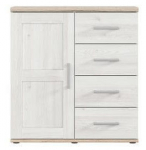 Kummut Romance KOM1D4S, valge v., 99 cm x 45 cm x 93 cm